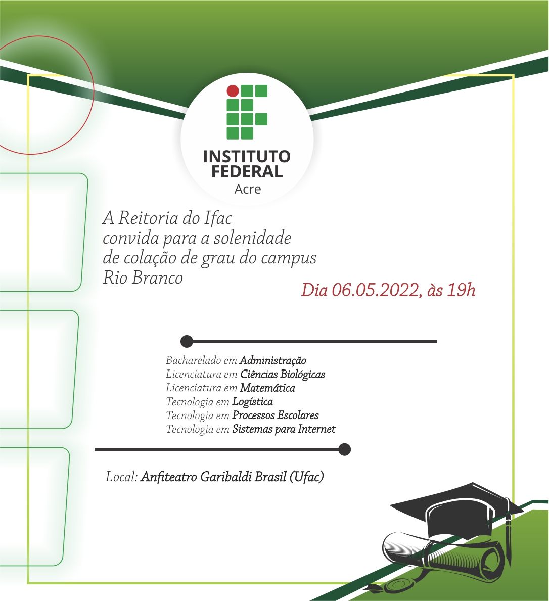 Colação de Grau - Campus Rio Branco